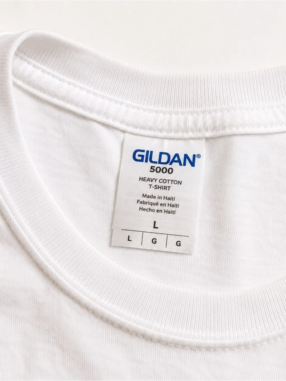 Gildan 5000 White Short-Sleeve Tee with Green & Brown Grove Keeper Illustration
